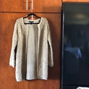 Fuzzy long sweater. Size medium. Never worn.